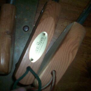 Saxon Shoes Wooden Shoe Tree Shapers, Stretchers Size Small Vintage Made in USA